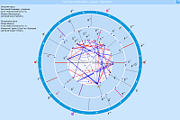 Anamnesis. Example of considered dual chart when studying synastry compatibility