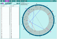 Aspectarium. Entering additional data. Search mode - aspects for objects