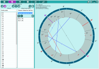 Aspectarium. Entering additional data. Search mode - objects without the course