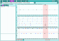 Aspectarium. Data analysis. Search mode - aspects for objects. Scaling periods