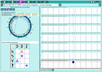 Aspectarium. Data analysis. Search mode - objects of objects. Chart and aspects for the schedule