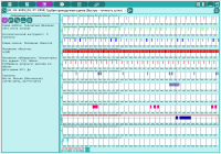 Aspectarium. Data analysis. Search mode is the position of objects. Information on the search conditions