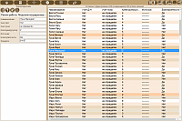 Points. Database of midpoints
