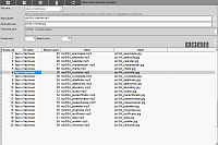 PresentMaker. List of steps (fragments) of the selected media module