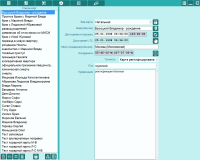 Prognosis. Data entry page