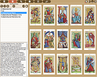 TaroLine. Choose a deck of cards