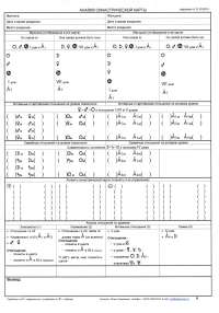 Form for the analysis of marital compatibility (synastry)